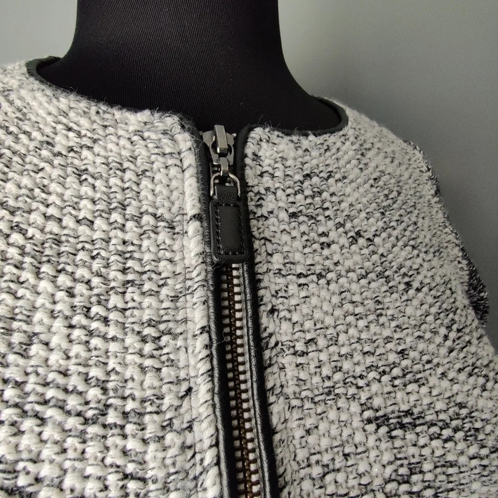 Talbots Color block Zip Up Cardigan - Picture 3 of 6
